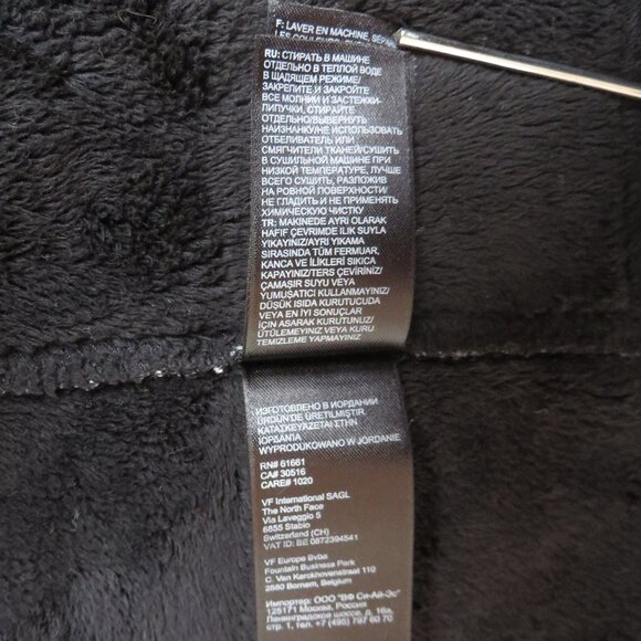 The north face women's winter jacket size XL black/white inside thick fleece - Picture 10 of 13